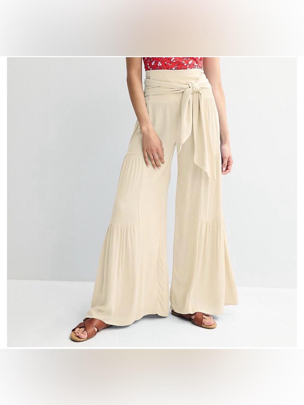NWT Juniors' Threads of Luxx Tiered Pants